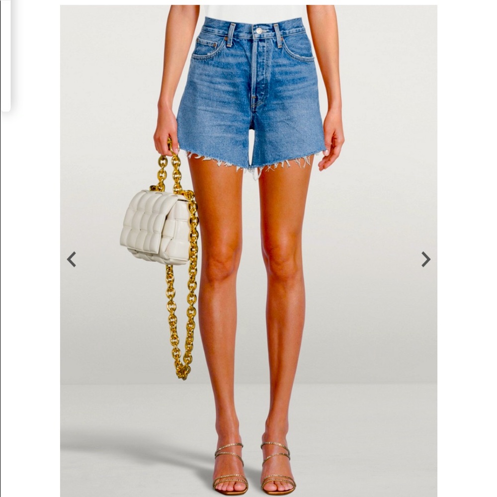 Agolde Parker Denim Shorts- longer